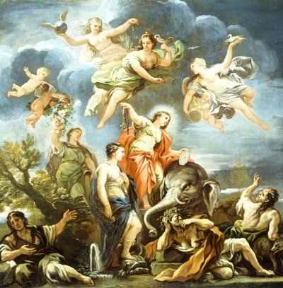 Allegory of Temperance by Luca Giordano