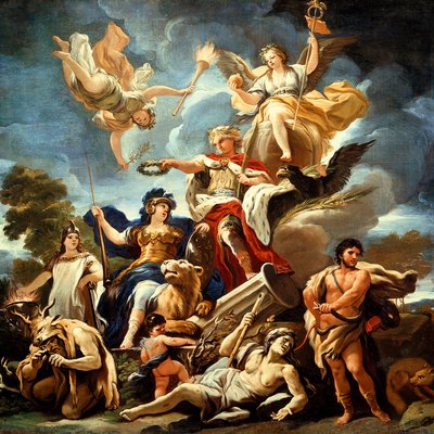 Allegory of the Fortress by Luca Giordano