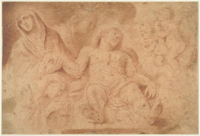 Lamentation of Christ by Luca Giordano