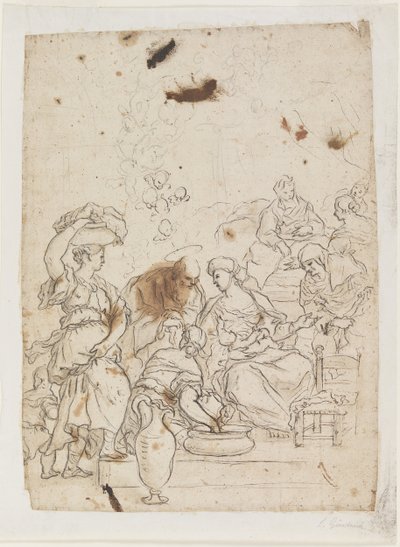 Birth of the Virgin by Luca Giordano