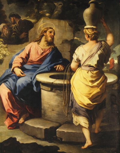 Christ and the Woman of Samaria at the Well by Luca Giordano