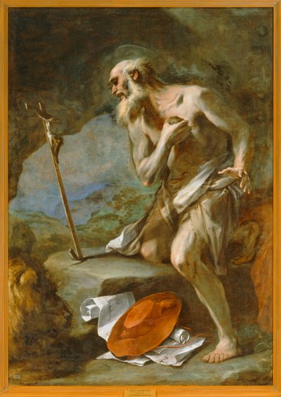 Church Father Saint Jerome by Luca Giordano