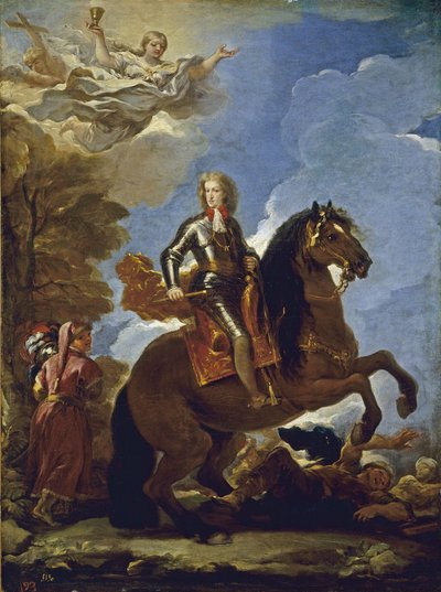 Equestrian Portrait of Charles II of Spain by Luca Giordano