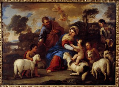 Holy Family by Luca Giordano