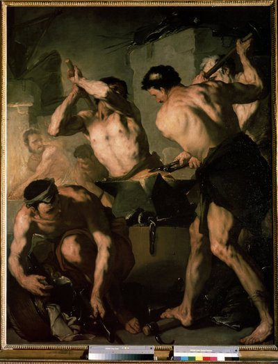 The Forge of Vulcan by Luca Giordano