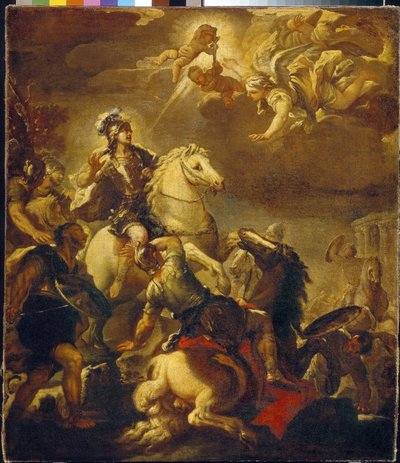 The Apparition of the Cross to the Emperor Constantine by Luca Giordano