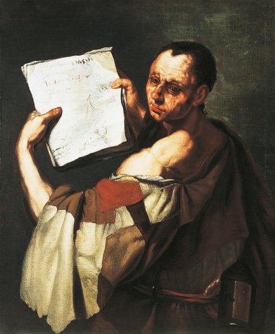 Philosopher or Saint by Luca Giordano