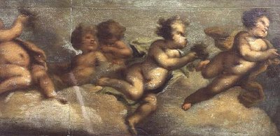 Putti Disporting (detail) by Luca Giordano