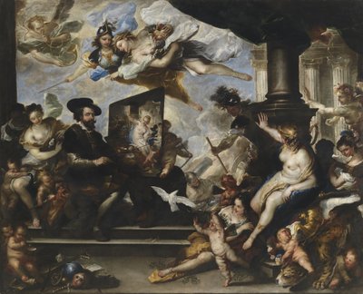 Rubens painting the Allegory of Peace by Luca Giordano