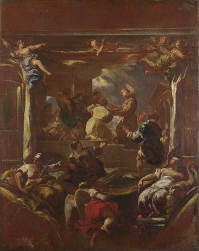 Saint Anthony of Padua Restores the Foot of a Man by Luca Giordano