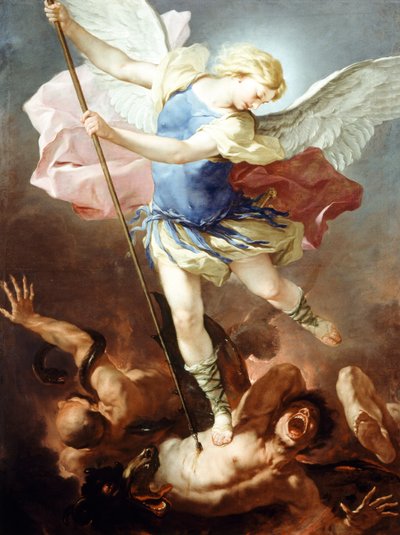 St Michael defeats demon by Luca Giordano