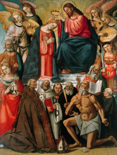 Coronation of the Virgin with Angels and Saints, 1523 by Luca Signorelli