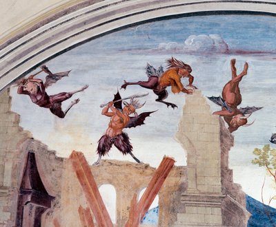 God Punishes Florenzo (Detail) by Luca Signorelli