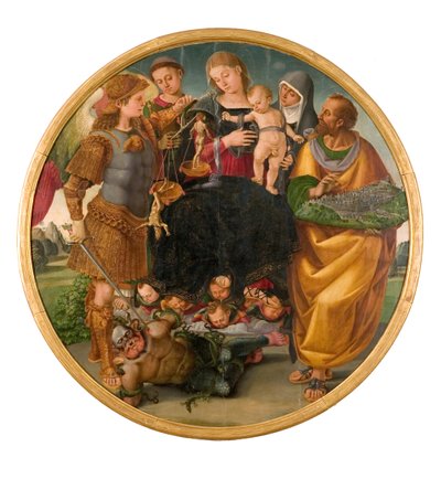 Madonna and Child between Saints, 1510-1515 by Luca Signorelli