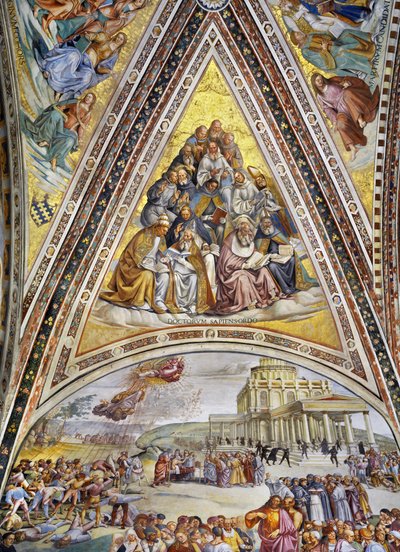 Martyrs, Patriarchs, Doctors of Church and Virgins by Luca Signorelli