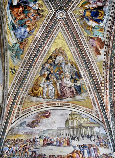Martyrs, Patriarchs, Doctors of the Church, and Virgins by Luca Signorelli