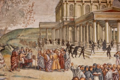 Preaching and the Facts of the Antichrist (Detail) by Luca Signorelli