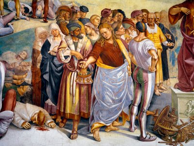 Prediction and facts of the antechrist 1499-1502 by Luca Signorelli