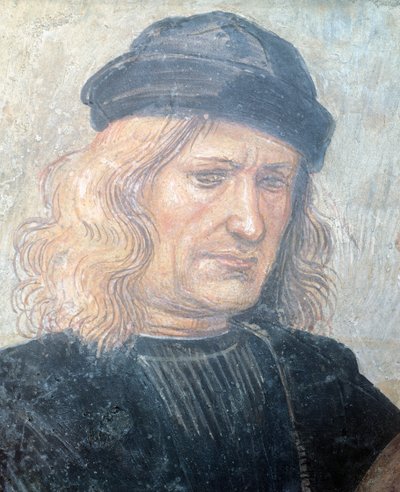Self-portrait, fresco by Luca Signorelli