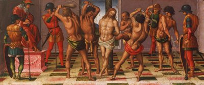 Stories of Christ: flagellation by Luca Signorelli