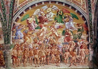 The Calling of the Chosen to Heaven by Luca Signorelli
