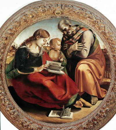 The Holy Family (circa 1495) by Luca Signorelli