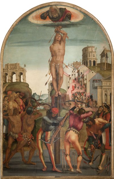 The Martyrdom of Saint Sebastian (ca 1498) by Luca Signorelli
