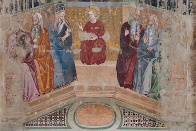 Jesus among the Doctors of the Temple by Luca di (attr.to) Tommè