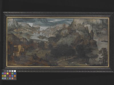 Landscape With The Flight Into Egypt by Lucas (circle of) Gassel