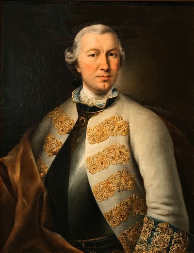 Portrait of Count Karl von Sievers 1710-1774, 1755 by Lucas Conrad Pfandzelt