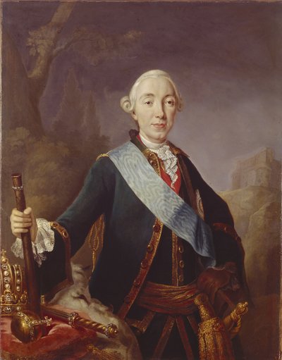 Portrait of the Tsar Peter III of Russia by Lucas Conrad Pfandzelt