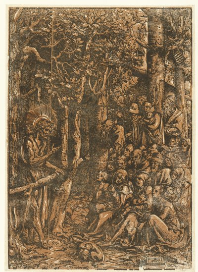 John the Baptist Preaching to the People by Lucas Cranach