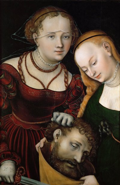 Judith and her Maid with the Head of Holofernes by Lucas Cranach