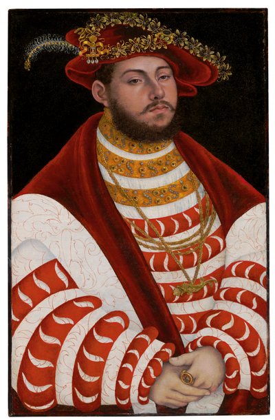 Portrait of John Frederick I, Elector of Saxony by Lucas Cranach