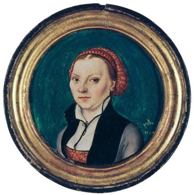 Portrait of Katharina von Bora, Wife of Martin Luther by Lucas Cranach the Elder