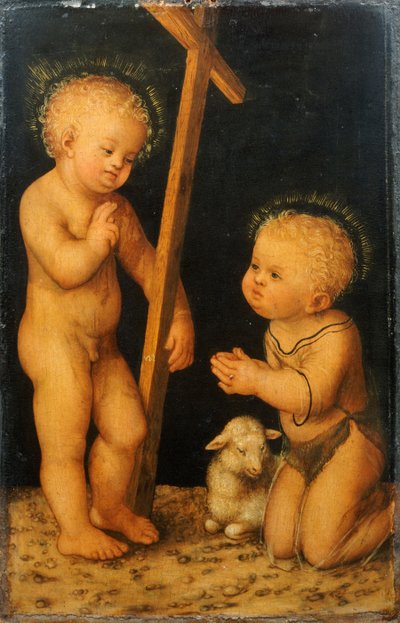 The Christ Child Blessing the Infant St. John the Baptist by Lucas Cranach