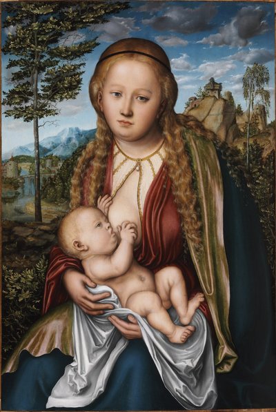 The Virgin suckling the Child by Lucas Cranach