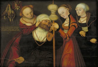 Hercules with Omphale by Lucas Cranach d.Æ.