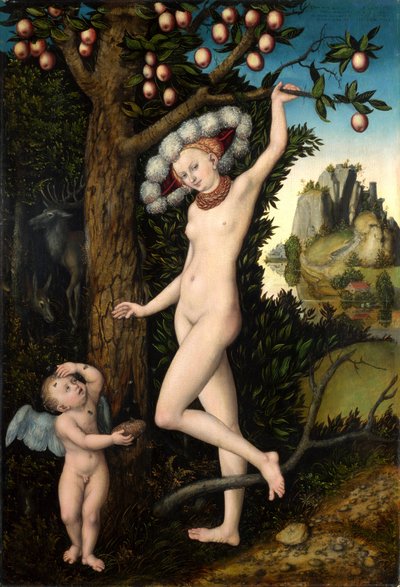 Amor Complains to Venus by Lucas Cranach the Elder