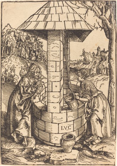 Christ and the Woman of Samaria by Lucas Cranach the Elder