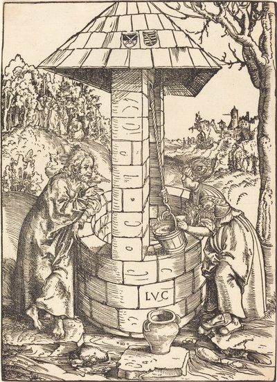 Christ and the Woman of Samaria by Lucas Cranach the Elder