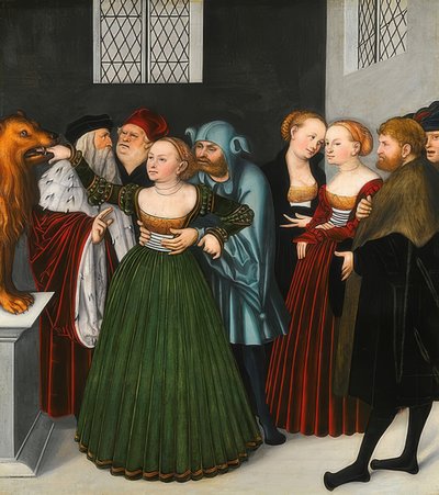 The Mouth of Truth by Lucas Cranach the Elder