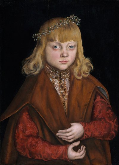 A Saxon Prince by Lucas Cranach the Elder