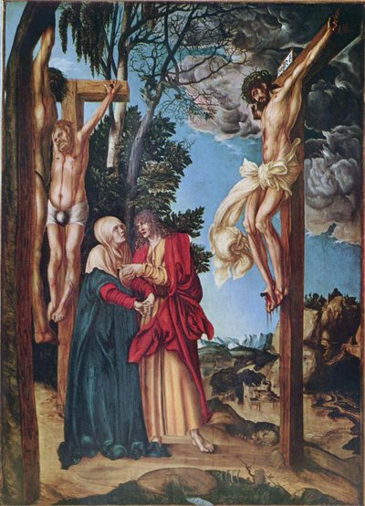 The Crucifixion by Lucas Cranach the Elder