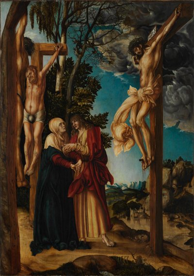 The Lamentation of Christ / The Schleissheim Crucifixion by Lucas Cranach the Elder