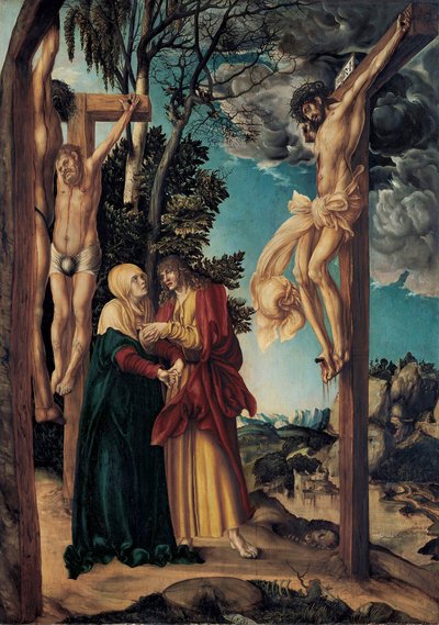 The Lamentation of Christ / The Schleissheim Crucifixion by Lucas Cranach the Elder