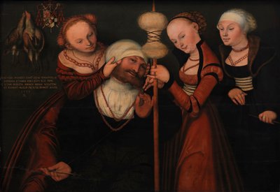 Hercules and Omphale by Lucas Cranach the Elder