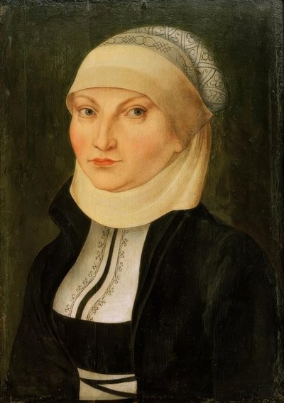 Katharina von Bora, Wife of Martin Luther, Lippendorf (Saxony) by Lucas Cranach the Elder