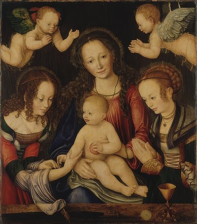 Marienaltarretabel, So-called Prince Altar (Central Panel) by Lucas Cranach the Elder