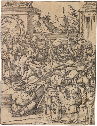Martyrdom of Saint Bartholomew. From the Series Martyrdom of the Twelve Apostles by Lucas Cranach the Elder